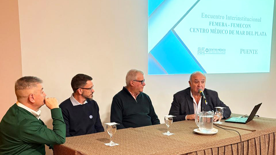 FEMEBA, FEMECON, el CM de Mar del Plata y la AM Platense encabezaron un encuentro interinstitucional.